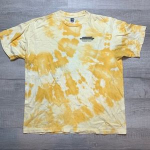 Custom Bleached The North Face Mark's Outdoor Sports Large Short Sleeve T-Shirt